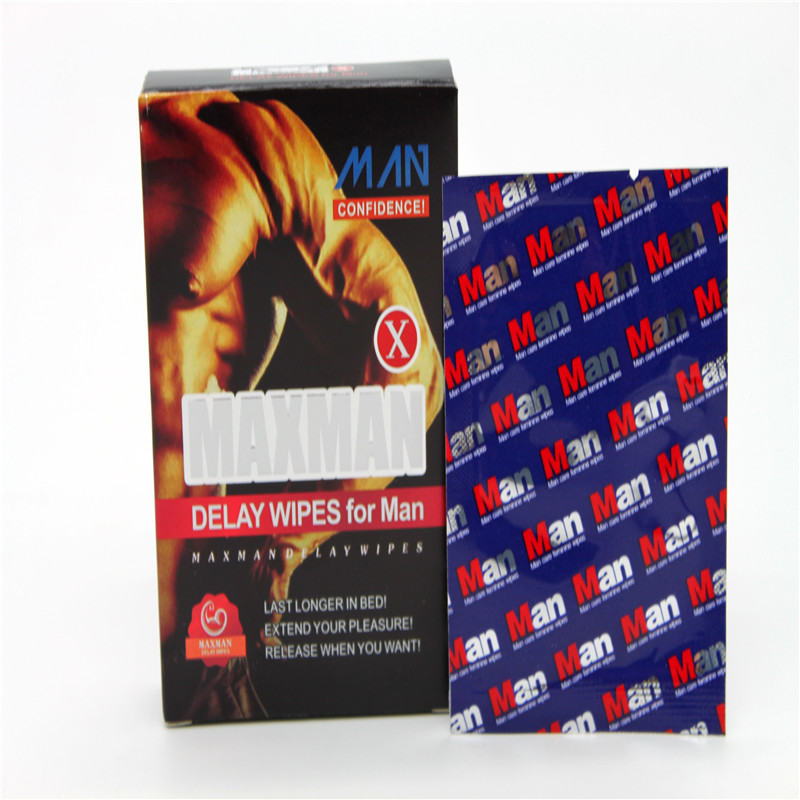 MAXMAN Delay Wipes Sex Wipes Desinfektion